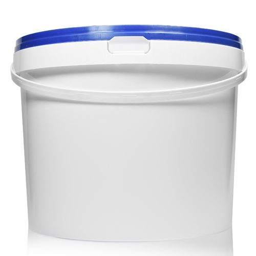 10.3 Litre Squat White Bucket
