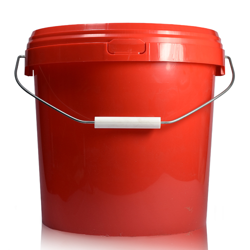 10.4 Litre Red Plastic Bucket