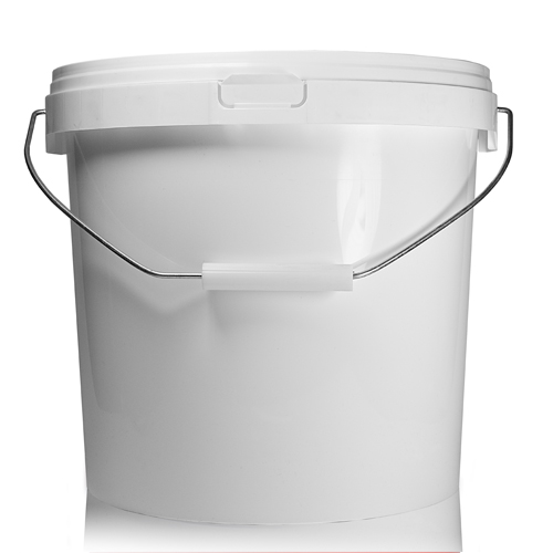 10.4 Litre White Plastic Bucket