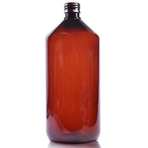 1000ml Amber PET Plastic Sirop Bottle