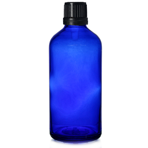 100ml Blue Dropper Bottle w black dropper