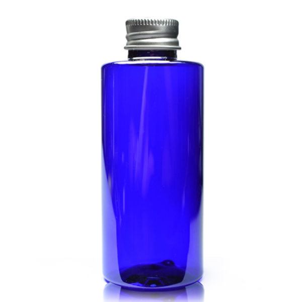 100ml Blue PCR/PET Plastic Bottle