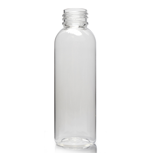 100ml Tall Clear PET Boston Bottle