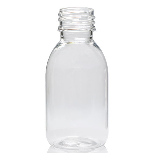 100ml Clear PET Plastic Sirop Bottle