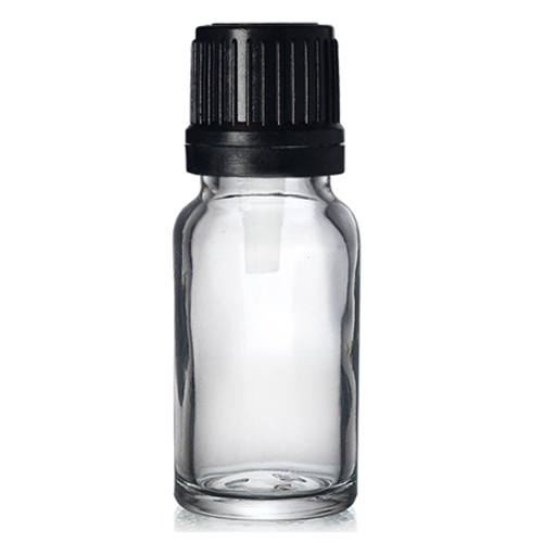 10ml Clear Dropper Bottle w black dropper