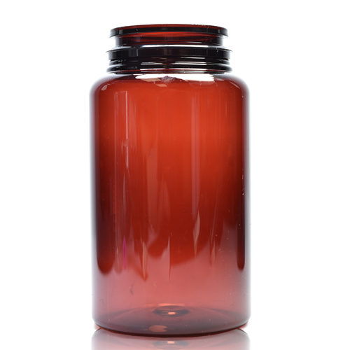 150ml Amber Plastic Pill Jar