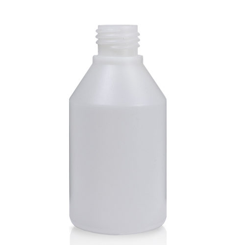 150ml Natural HDPE Plastic Round Bottle