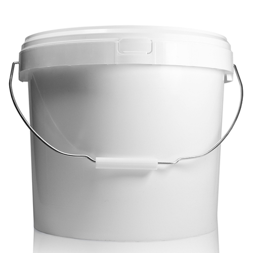 16 Litre White Plastic Bucket