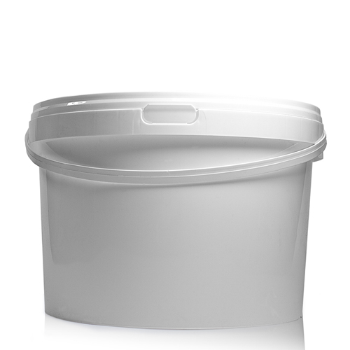 2.5 Litre White Plastic Bucket