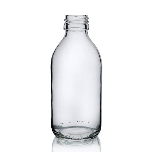 200ml Clear Glass Sirop Bottle