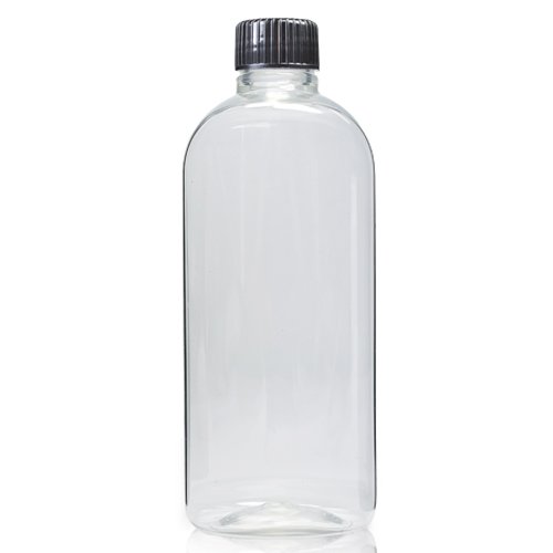 200ml Oval Plastic bottle With Cap