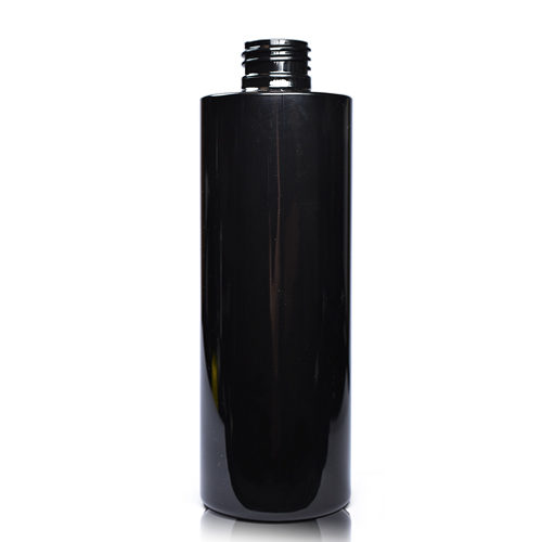 250ml Black Plastic Bottle