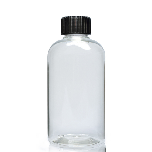 250ml Plastic Boston Bottle With Cap