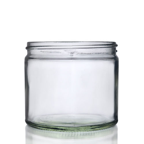 250ml Clear Glass Ointment Jar