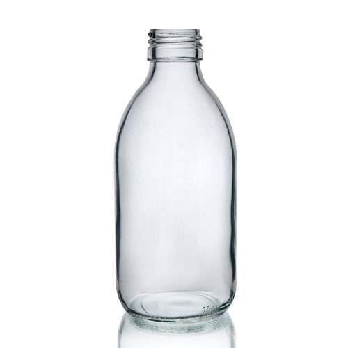 250ml Clear Glass Sirop Bottle