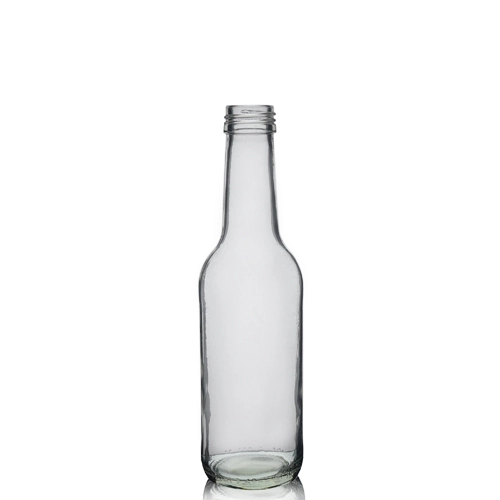 250ml Clear Glass Mountain Bottle