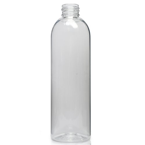 250ml Tall Clear PET Boston Bottle