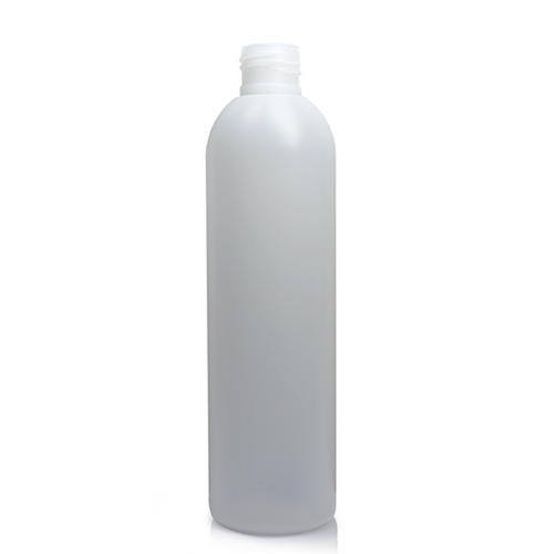 250ml Natural HDPE Boston Bottle