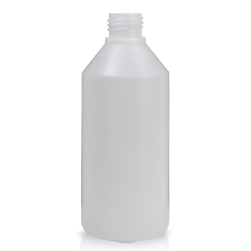250ml Natural HDPE Plastic Round Bottle