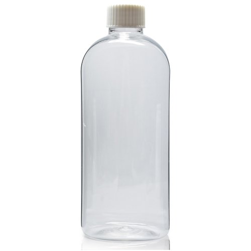 250ml Plastic Oval Bottle With White Cap