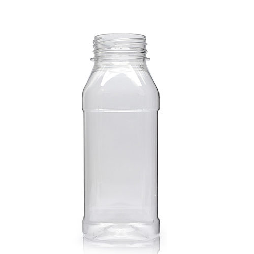 250ml Clear PET Square Plastic Juice Bottle