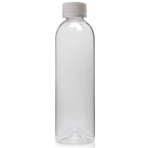 250ml Tall Clear PET Boston Bottle