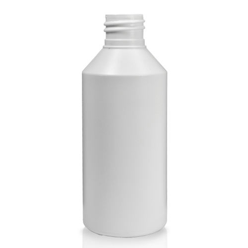 250ml White HDPE Plastic Bottle