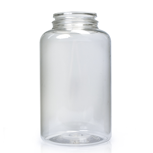 250ml Clear Plastic Pill Jar
