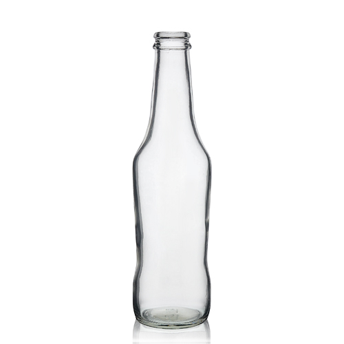 275ml Clear Glass Curvy Beer Bottle