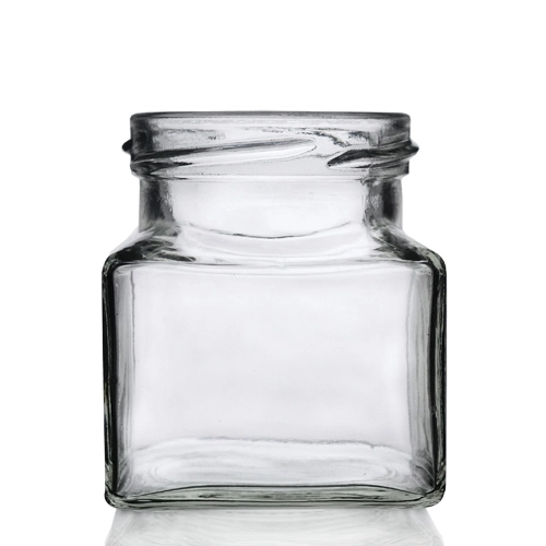 282ml (12oz) Square Glass Food Jar