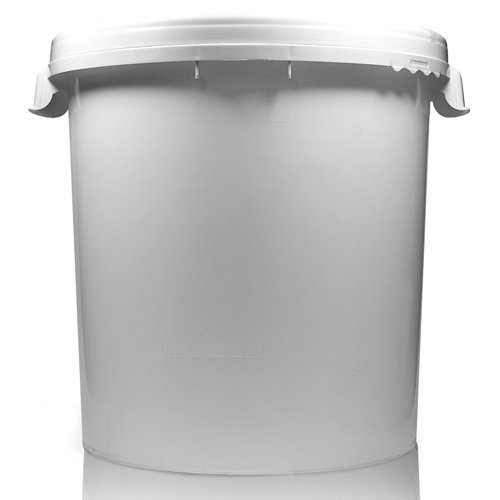 30 Litre White Plastic Bucket
