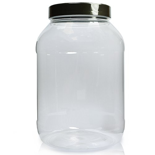 300ml Clear Plastic Jar With Lid