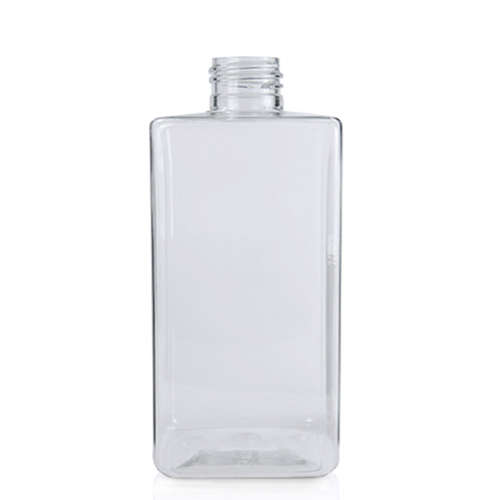 300ml Short Clear PET Square Bottle