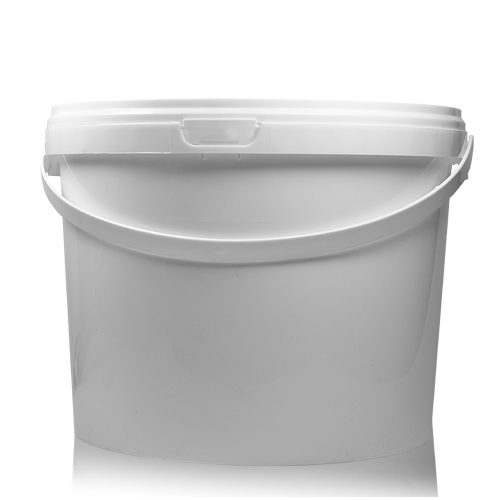 5 Litre White Plastic Bucket