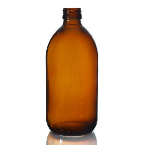 500ml Amber Glass Sirop Bottle