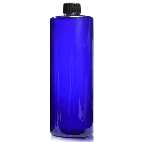 500ml Blue PCR/PET Plastic Bottle