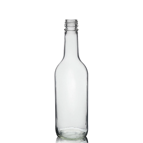 500ml Clear Glass Mountain Bottle