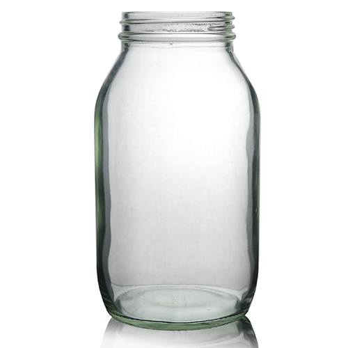 500ml Clear Glass Pharmapac Jar