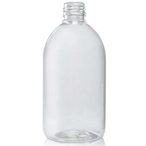 500ml Clear PET Plastic Sirop Bottle