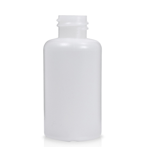 50ml Natural HDPE Plastic Round Bottle