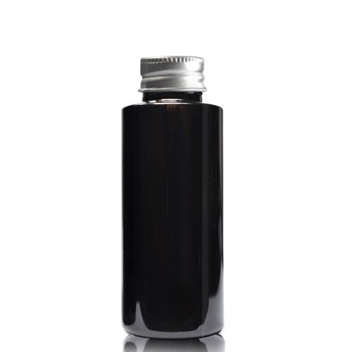 50ml Black Plastic bottle With Cap