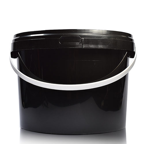 5 Litre Black Plastic Bucket