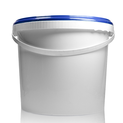 5 Litre White Plastic Bucket