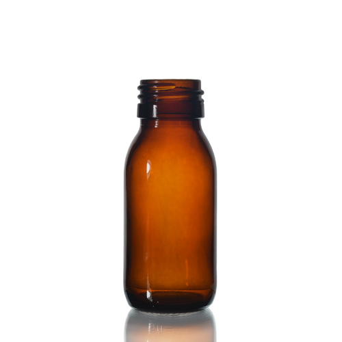60ml Amber Glass Sirop Bottle