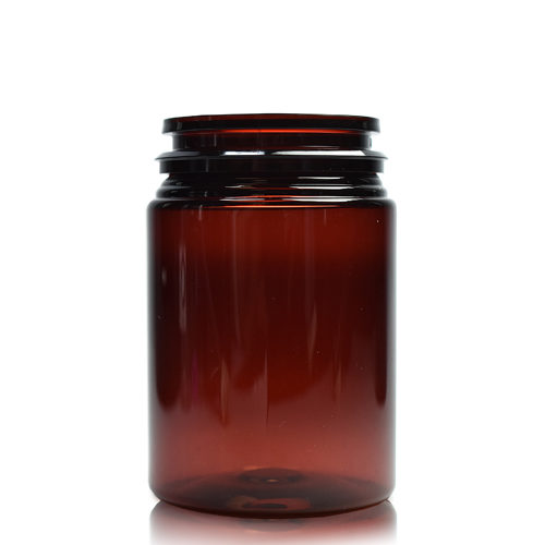 75ml Amber Plastic Pill Jar