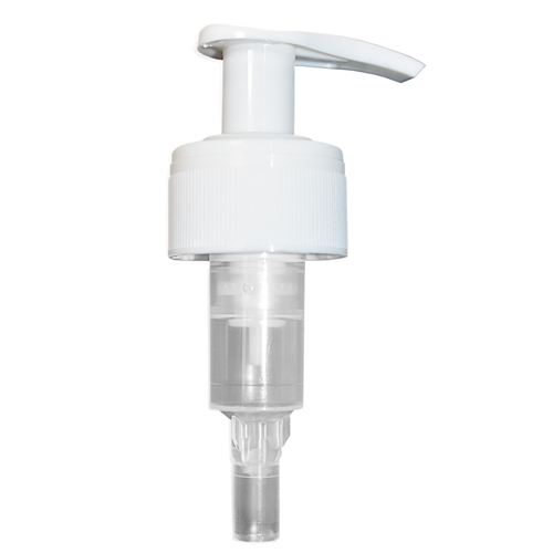 28mm White Lock Up Lotion Pump