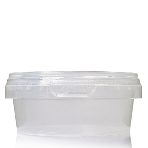 165ml Clear Plastic Food Pots