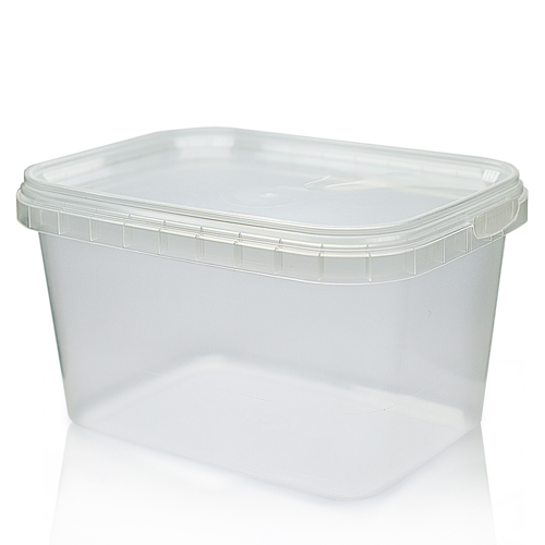 480ml Clear Plastic Food Pots