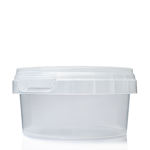 90ml Clear Plastic Food Pots